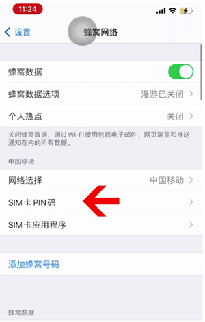 普格苹果14维修网分享如何给iPhone14的SIM卡设置密码 