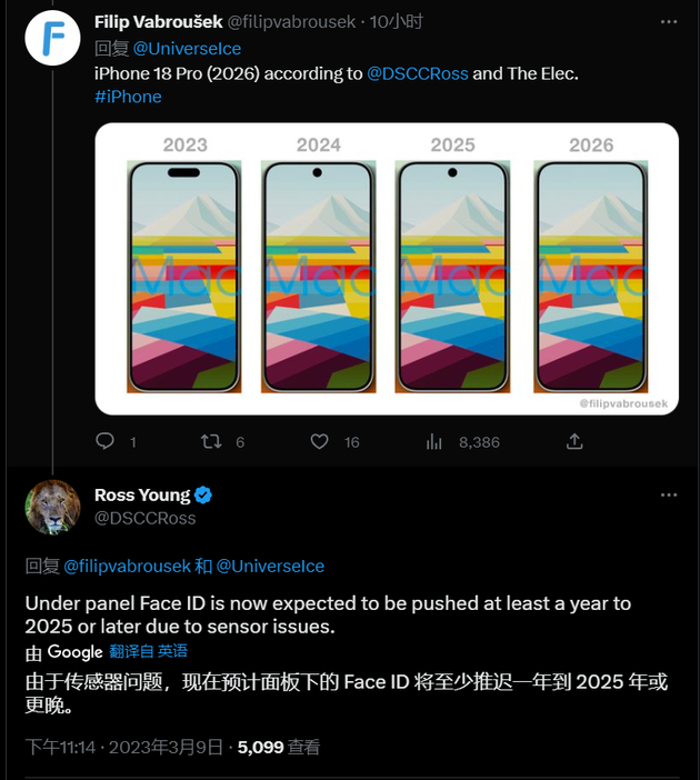 普格苹果手机维修分享:屏下Face ID有什么优势？iPhone何时会有屏下Face ID？ 