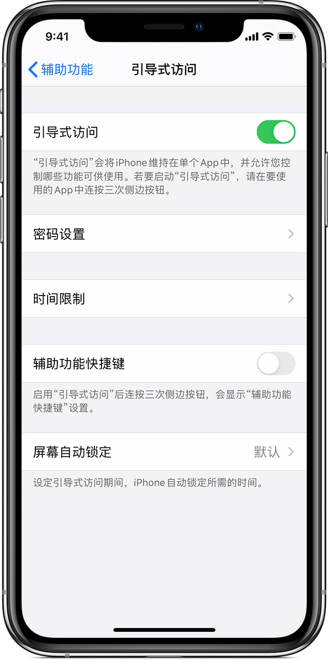 普格苹果手机维修分享如何在 iPhone 上退出引导式访问 