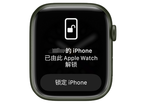 普格苹果手机维修分享用 AppleWatch 解锁配备面容 ID 的 iPhone方法 